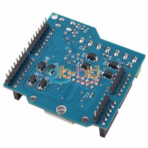 New V3 Arduino Driver Motor Controller Shield L298N 2A 2 Motors Module 