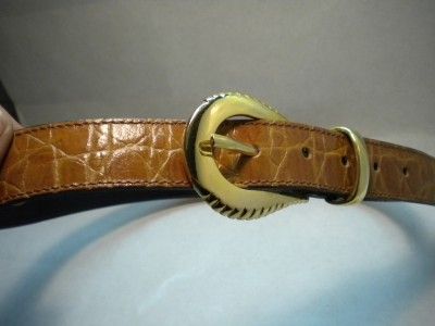 ALBATROS~GENUINE~LEATHER~BELT~MADE~IN~ITALY~NICE~35~M  