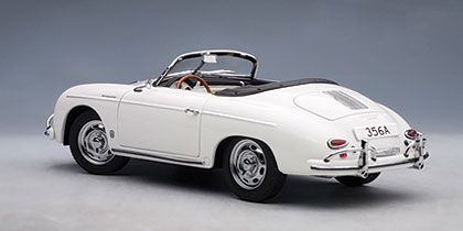 PORSCHE 356A SPEEDSTER White 118 Diecast AutoArt NIB  