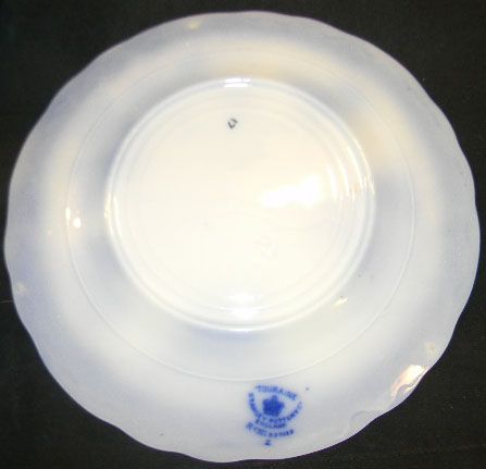 31 Pc ANTIQUE 1900 STANLEY TOURAINE FLOW BLUE DINNERWARE  