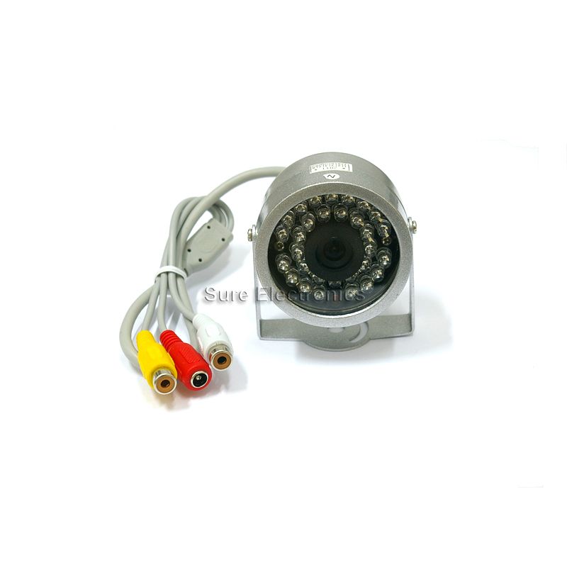 30 IR LED Outdoor Dome Color Camera NTSC  