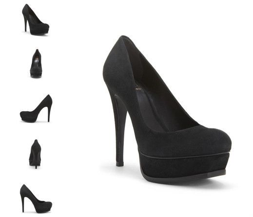 Black Suede Pumps   Pour la Victoire ON SALE  