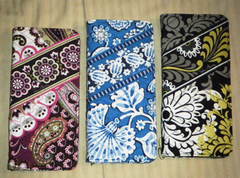 Vera Bradley Travel Wallet NWT Choice of Colors passport ticket money 