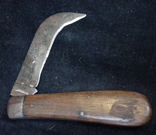 Vintage HOOKED HOOK BLADE HAWKBILL PRUNING KNIFE PRUNER Kutmaster 