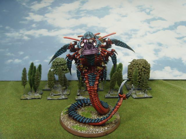 25mm Warhammer DPS painted Tyranid Mawloc TY021  