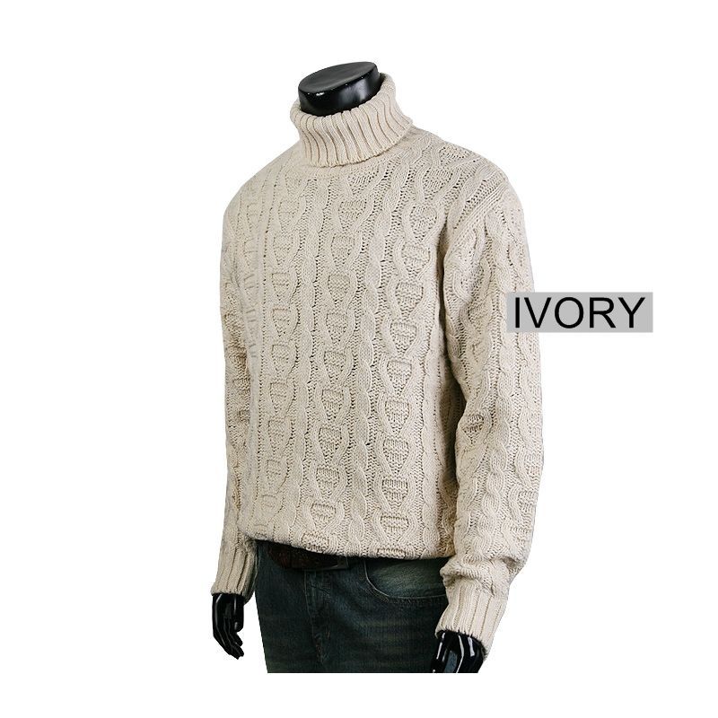 NEW MEN CABLE KNIT WOOL VARIOUS SWEATER FISHERMAN 123CZ  