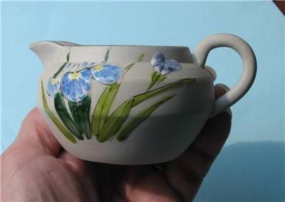   IRIS Flower Bisque Creamer Atlantic City N.J. New Jersey  