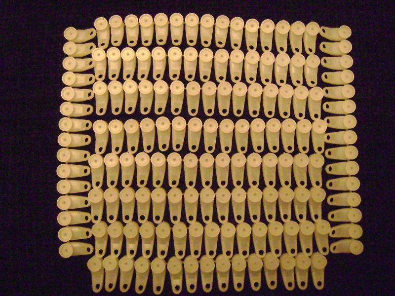 TRAVERSE ROD SLIDES  DRAPERY CARRIERS  (150 )pcs NEW  