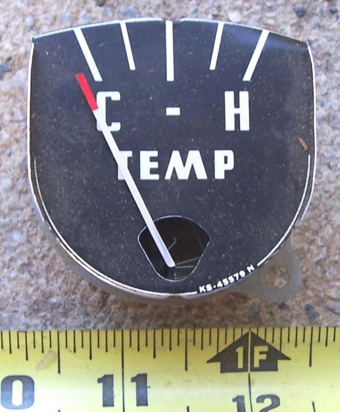 1951 HENRY J TEMPERATURE GAUGE VINTAGE CAR PARTS METER  