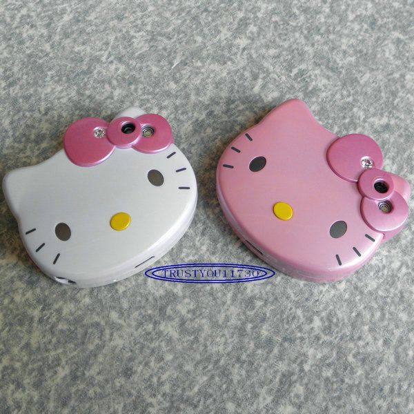NEW hello kitty touch screen cell phone quad band cute  camera c90 
