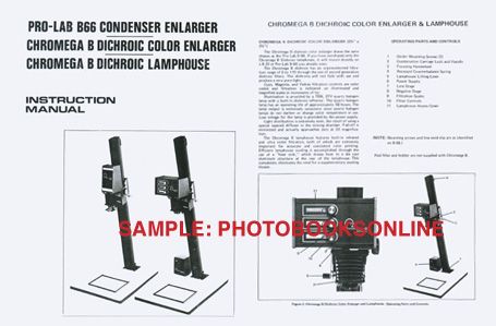 Omega Pro Lab B66 Chromega B Dichroic Instructions  