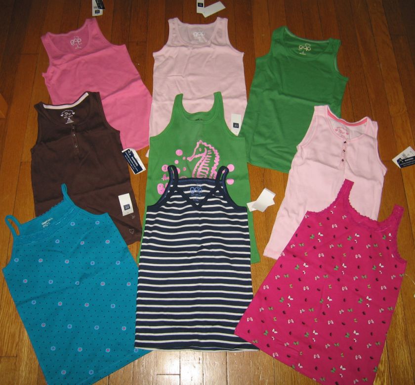 NWT Gap Kids Spring Summer Tank Top Various Styles Size  