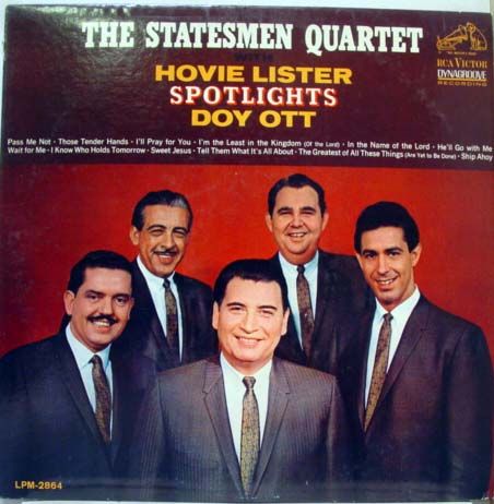 STATESMEN QUARTET HOVIE LISTER spotlights doy ott LP Mint  LPM 2864 