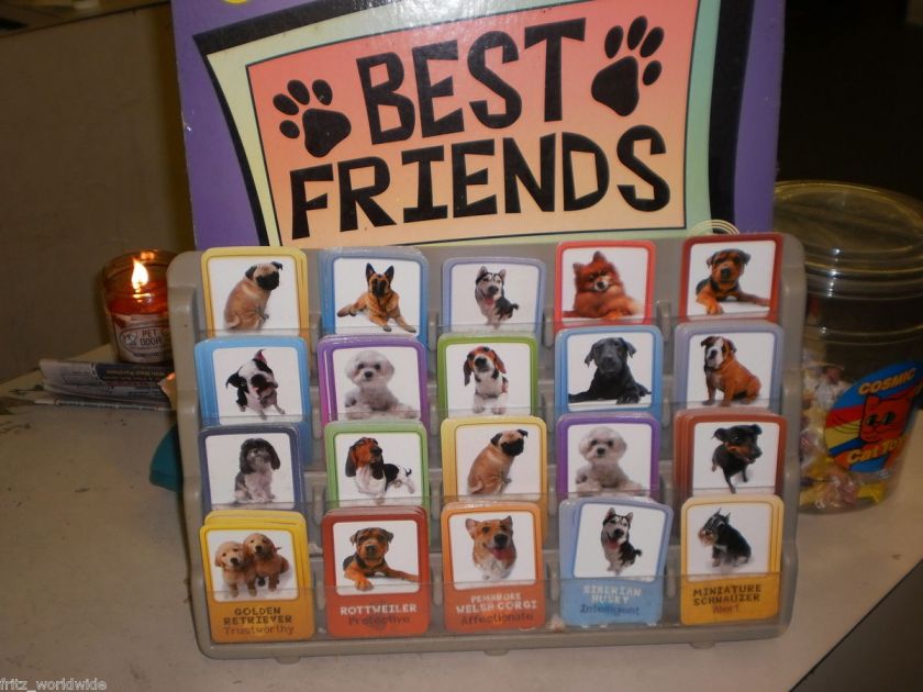 BEST FRIENDS PET STORE SHOP DOG breed INFO CARDS card display GOOD 