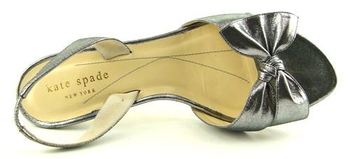 KATE SPADE MIRANDA Pewter Womens Wedding Shoes 6.5  