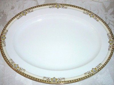 RARE 1921 Noritake BANCROFT 13 3/4 Oval Serving Platter  