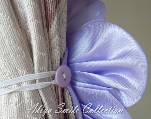   Curtain Tie Backs 6 Handmade Home Room Decor 5 Color U Pick  