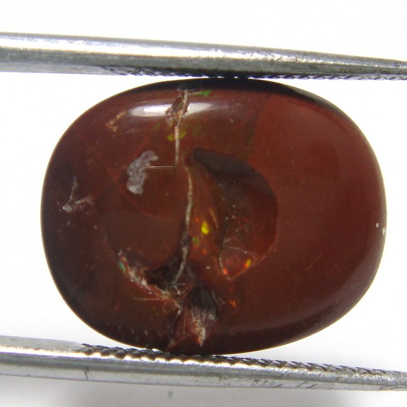 15ct #1 NATURAL CHOCOLATE OPAL Rare GEMSTONE Top Fire THAIROCKSHOP 