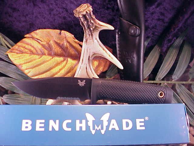BENCHMADE KNIFE 515SBK RANT MDP PARDUE FIXED KNIFE D2  