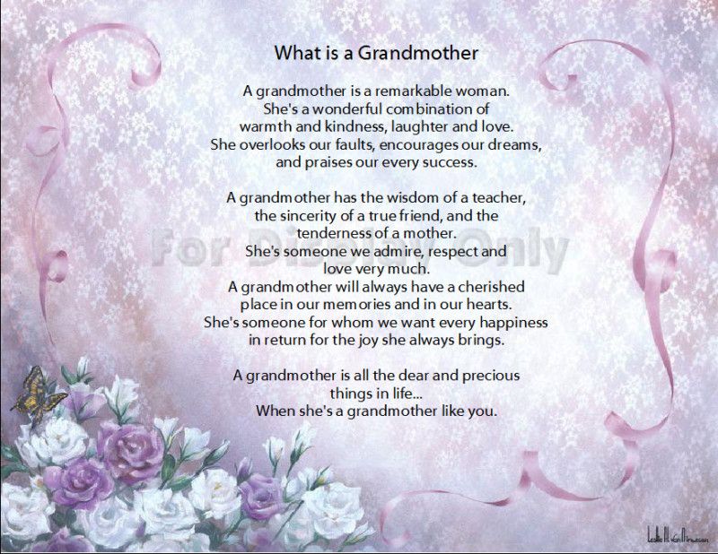 Personalized Grandma Prayer Name Poem   Nana  