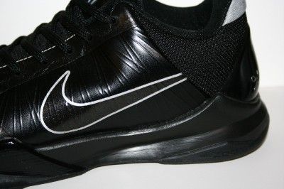 Nike Zoom Kobe V Black Mamba Grey Silver Men sz 7.5  