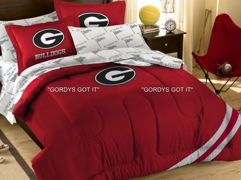 COLLEGE TWIN COMFORTER/SHAMS *EMBROIDERED* *MORE TEAMS*  