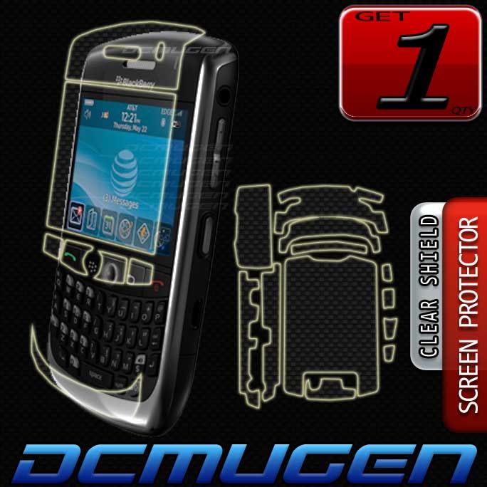 LCD Screen Protector+Body Kit Blackberry 8900 Curve  