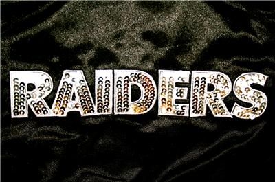 OAKLAND RAIDERS Major Bling Womens Jacket ALL SIZES  