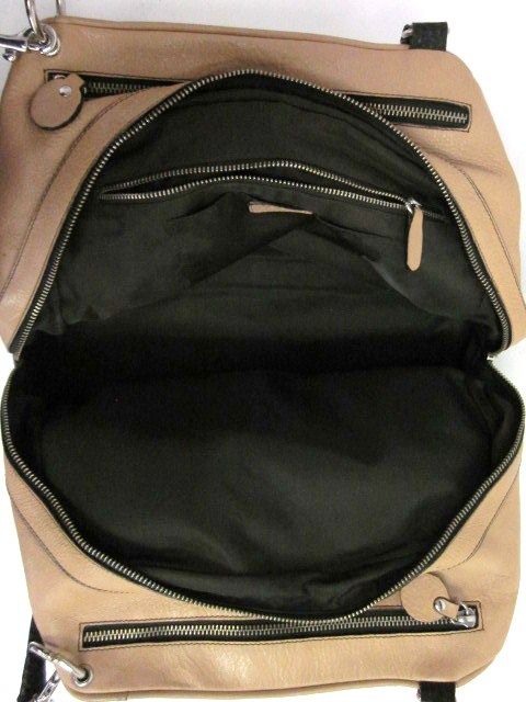 HOGAN Tan Brown Leather Shoulder Bag Tote Handbag  