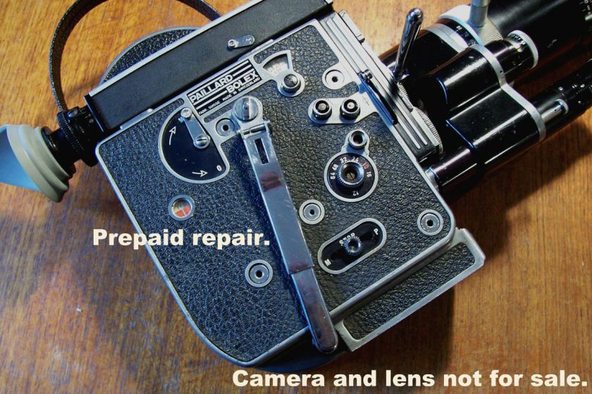 BOLEX H16 CAMERA REPAIR AND SERVICE.  