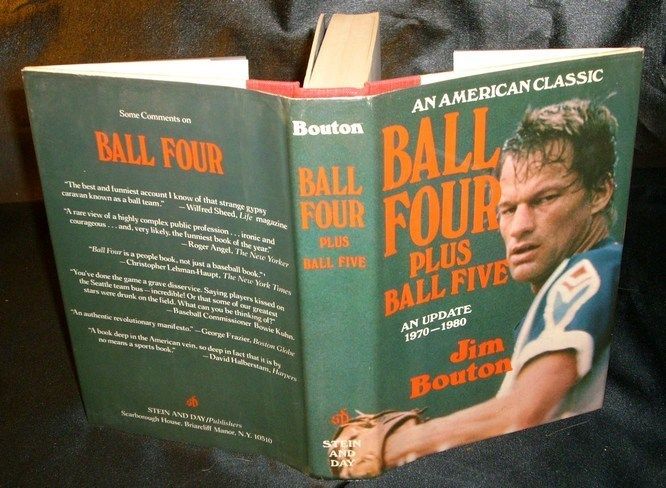 Jim Bouton BALL FOUR PLUS FIVE Update 1970 1980 SIGNED  