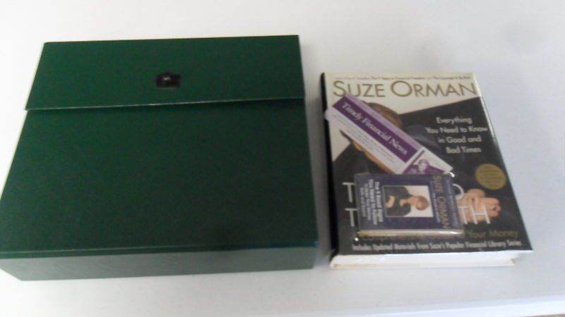 SUZE ORMAN SEALED FINANCIAL BOOK +FORMS BOOK+CASSETTE  