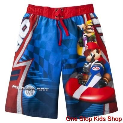 SUPER MARIO BROTHERS 4 5 6 7 8 10 12 Shorts SWIM TRUNKS Suit MARIOKART 