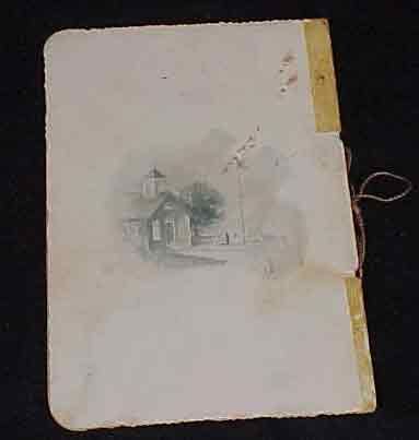 1901 Homer Medina Co., Ohio Souvenir Stone School Graduate Booklet 