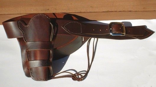 CUSTOM MADE LEATHER HOLSTER & GUN BELT SHOOTERS CHOICE  