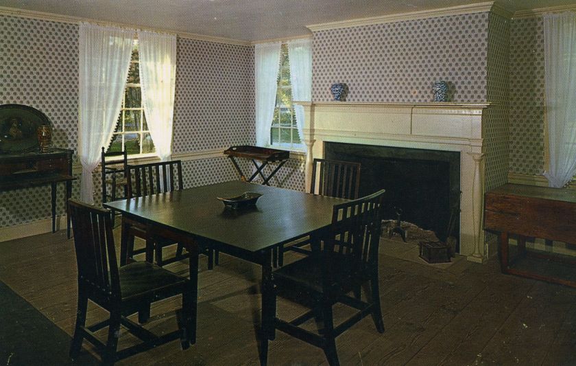 SCHUYLERVILLE NY DINING ROOM GENERAL SCHUYLER HOUSE  