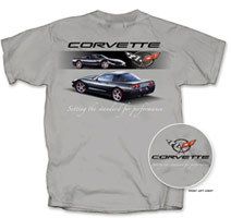 C5 Corvette Setting the Standard Gray T Shirt  