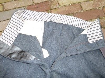 GERMAN ARMY WW2 BREECHES GREY WOOLEN WEHRMACHT LUFTWAFFE OFFICER 