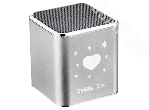 New Silver Mini USB Micor SD/TF Audio Speaker For  Mp4 Player Ipod 