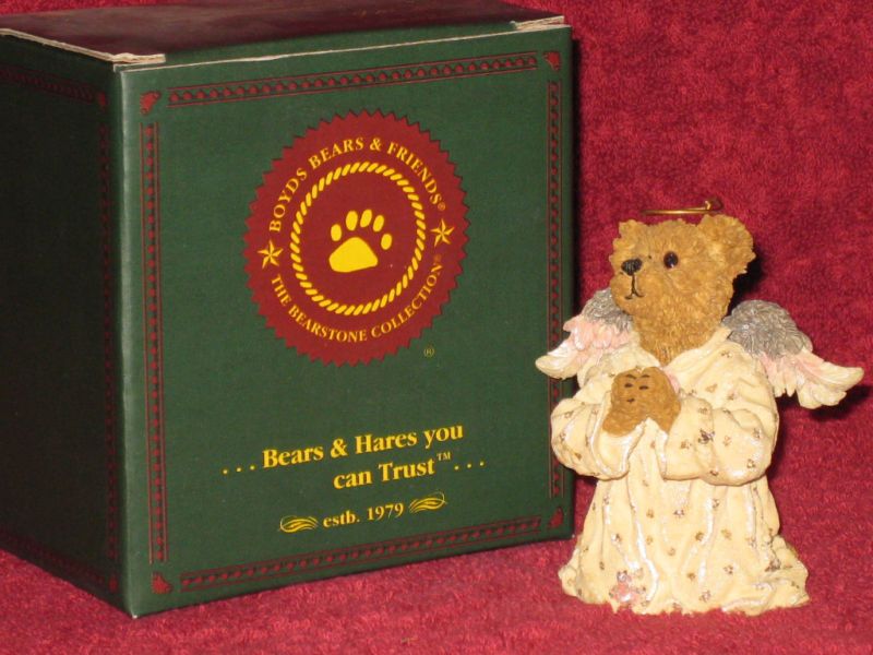 BOYDS BEARS   FAITH ALWAYS GIVE THANKS   ANGEL   3E  