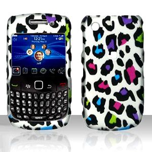   Phone Protector Cover Case FOR Blackberry CURVE 8520 8530 Leopard CO