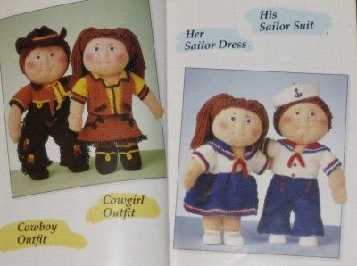 Soft Sculpture His & Hers Annies Crochet Patterns RARE  