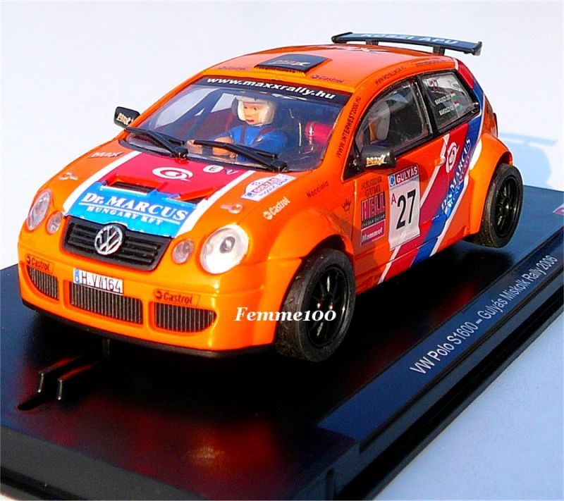 POWERSLOT VW Polo S1600 Orange GULYASl 132 slot car  