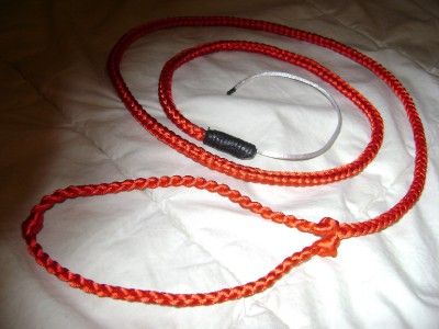 Red Nylon Wrist Whip   Flogger, Paddle, Valentines Day  