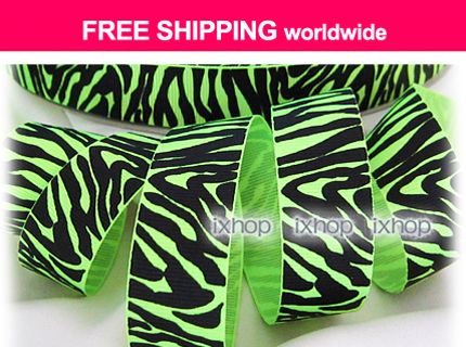 5y 7/8 22mm Zebra Stripe (20+ Colors U PICK) Grosgrain Ribbon 7100/99 