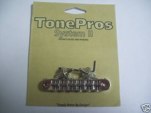 NEW Tone Pros T3BP N Nashville Tunematic Bridge, NICKEL  