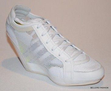 160 ADIDAS SLVR SILVER CLIMA WEDGE WHITE SHOES SNEAKERS SIZE US 9 