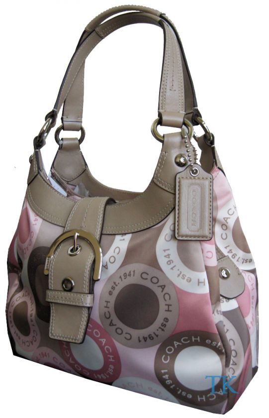 NEW COACH SOHO SNAPHEAD HOBO PURSE HANDBAG BAG PINK F18441 GIFT 