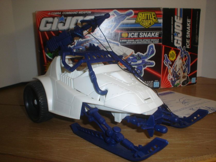 gijoe complete mib cobra ice snake  