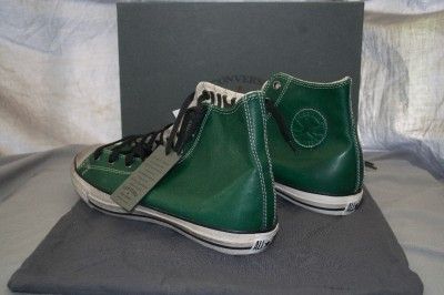 JOHN VARVATOS CONVERSE CHUCK TAYLOR SPECIALTY HI TOP LEATHER GREEN 